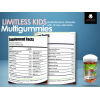 LIMITLESS KIDS MULTIGUMMIES DIETARY SUPPLEMENT FOR KIDS HEALTHY GROWTH & DEVELOPMENT 90 MANGO FLAVOR GUMMIES